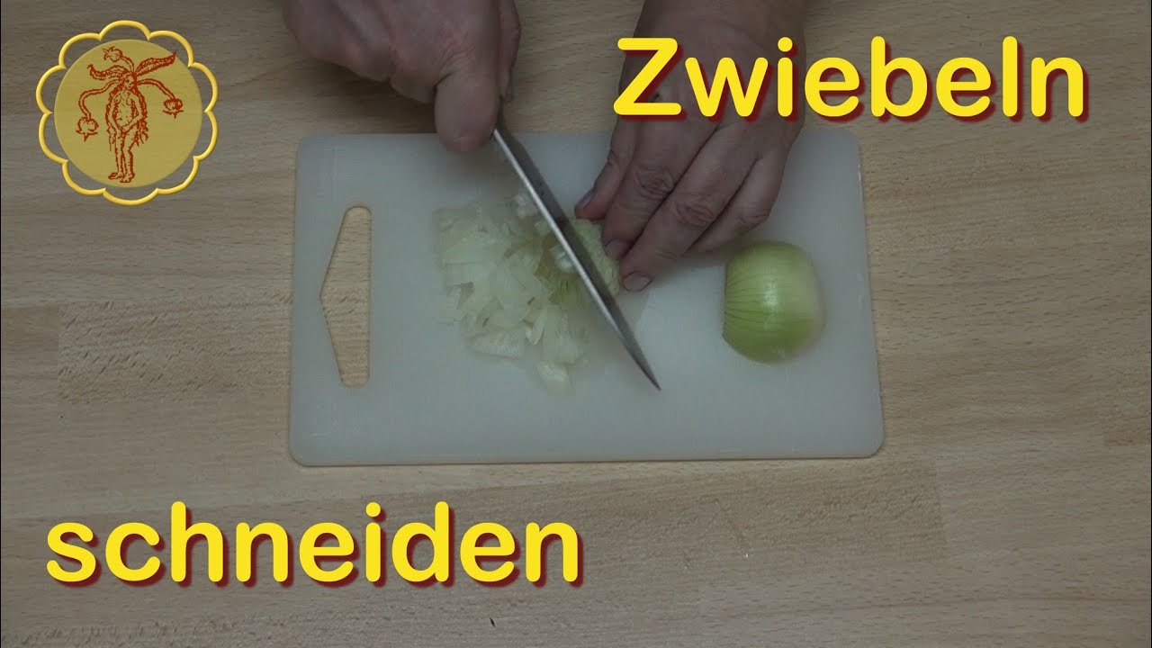 Zwiebeln in Würfel schneiden - Grundlagen-Video