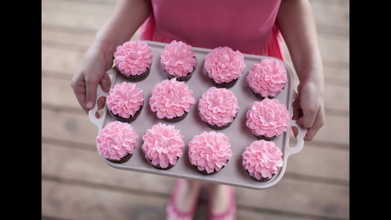 How to Make Ruffle Flower Cupcakes