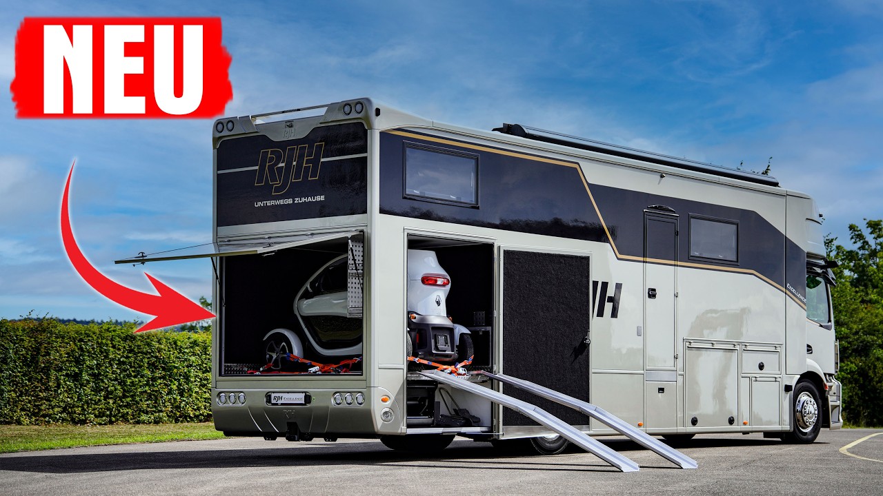 11 m Luxus Wohnmobil: RJH EXCELLENCE 2026 mit Slideout & Autogarage, unter 600.000 EUR