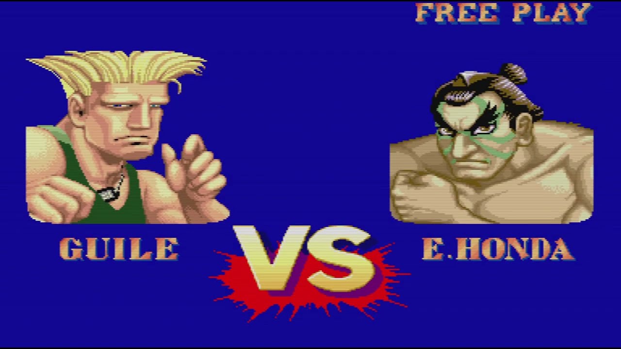 SF2-(GUILE VS E.HONDA)Street Fighter 30th Anniversary Collection