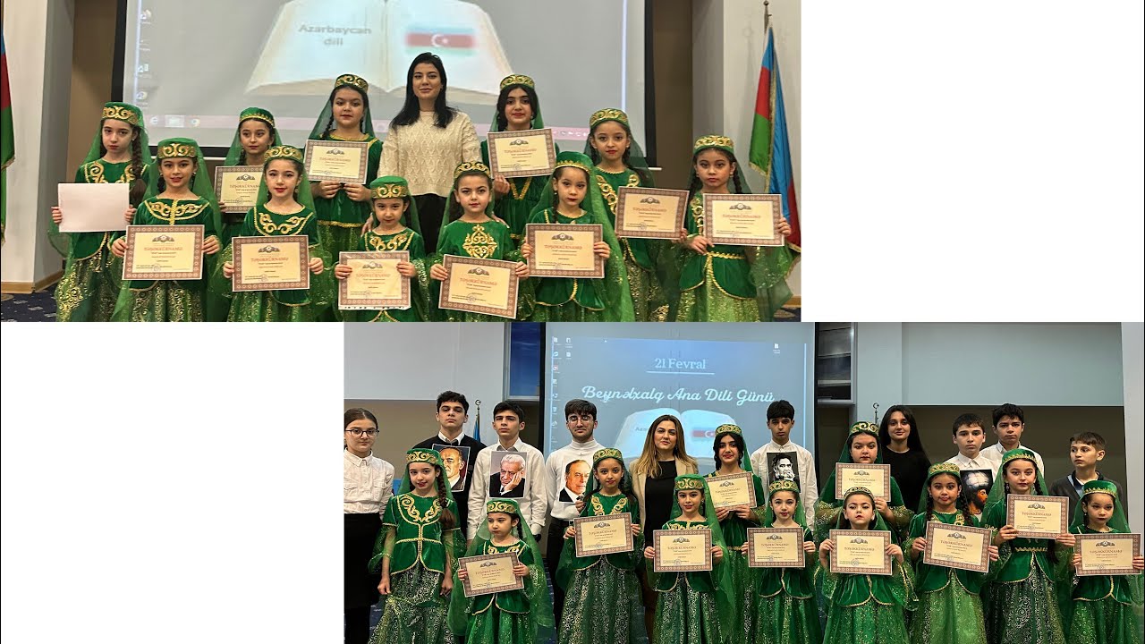 Beynelxalq Ana dili gününe hesr olunmuş tedbirde 
