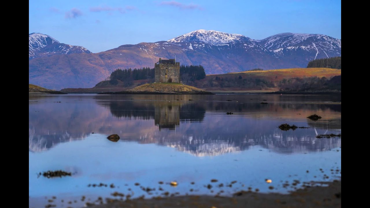 Time lapse of Stalker Castle at Loch Linnhe