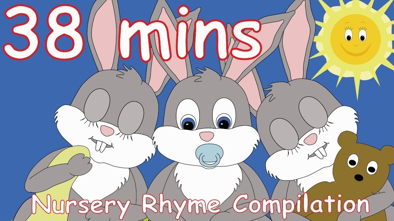 Sleeping Bunnies! And lots more Nursery Rhymes! 38 minutes!
