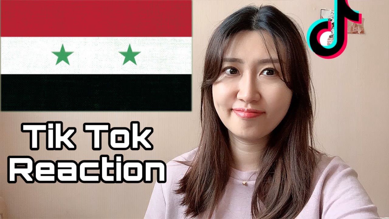 BTS Korean girl reacts to Syrian Tik tok رده فعل بنت كوريه على تكتوك السوري
