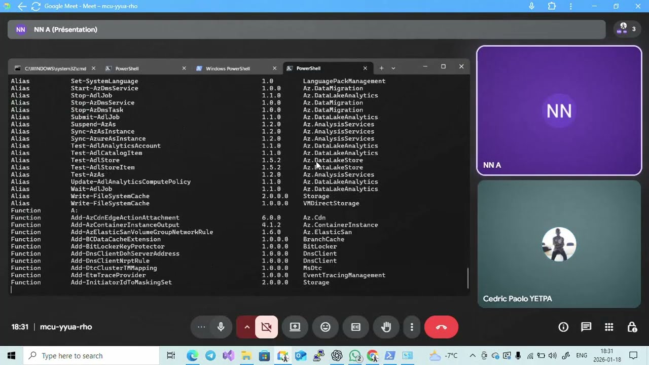 01- Installer Azure PowerShell localement et se connecter au portail Azure