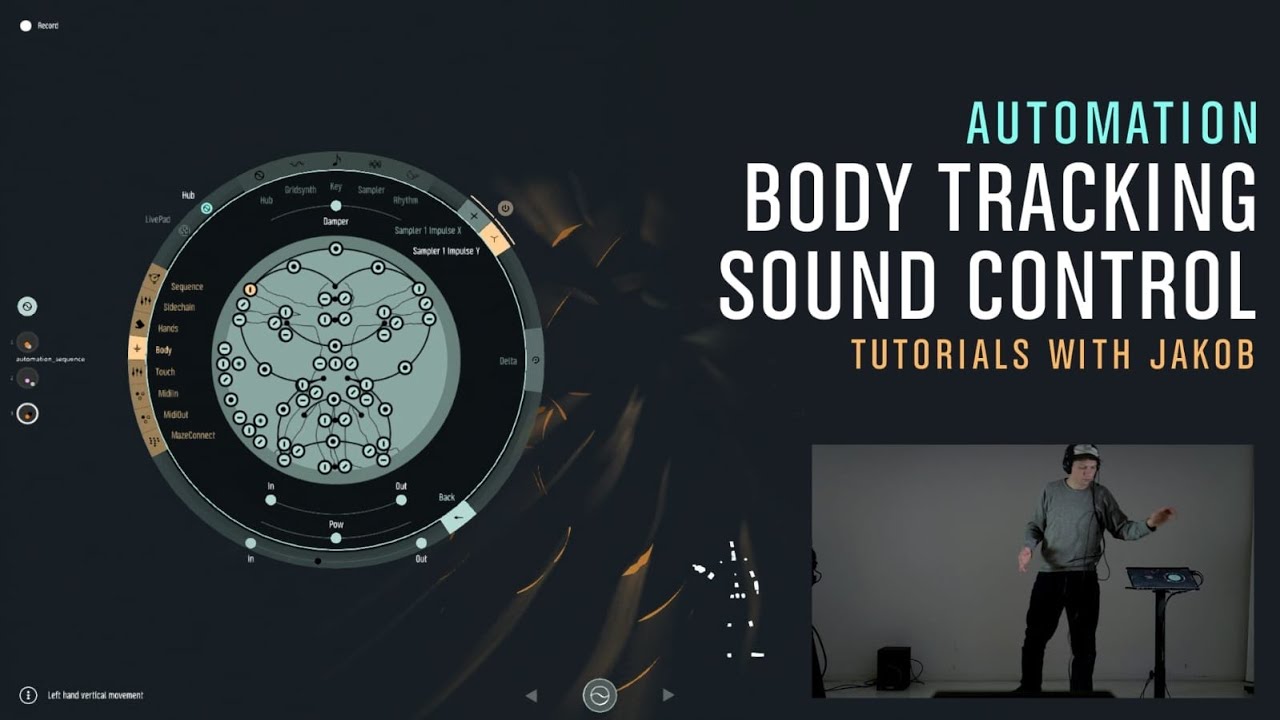 Tutorial: Control The Sound By Your Body - Automation in Mazetools Soniface