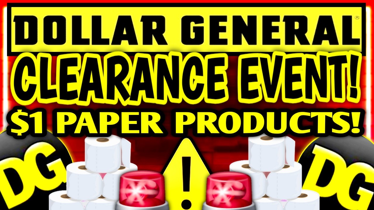 💥THERE'S MORE! PAPER & LAUNDRY PRODUCTS! DOLLAR GENERAL CLEARANCE EVENT DEALS & COUPONS PART 3!