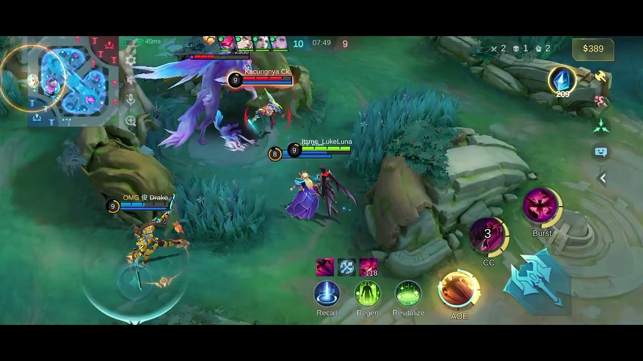 Playing mlbb once again 