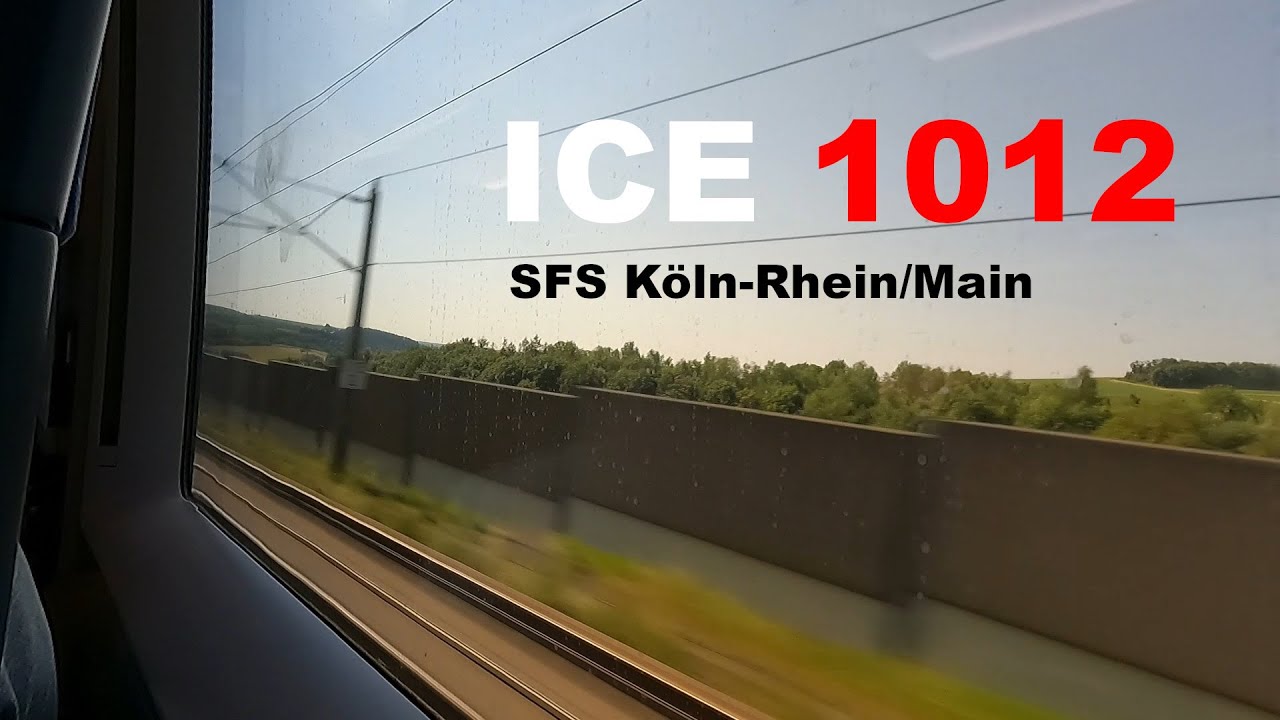 [300 km/h] ICE 3 Mitfahrt Frankfurt Flugh Fernbf - Köln Messe/Deutz | ICE 1012