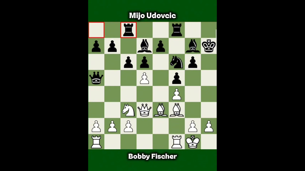 Bobby Fischer vs Mijo Udovcic ◉ Strategic Battle | Bled Tournament 1961
