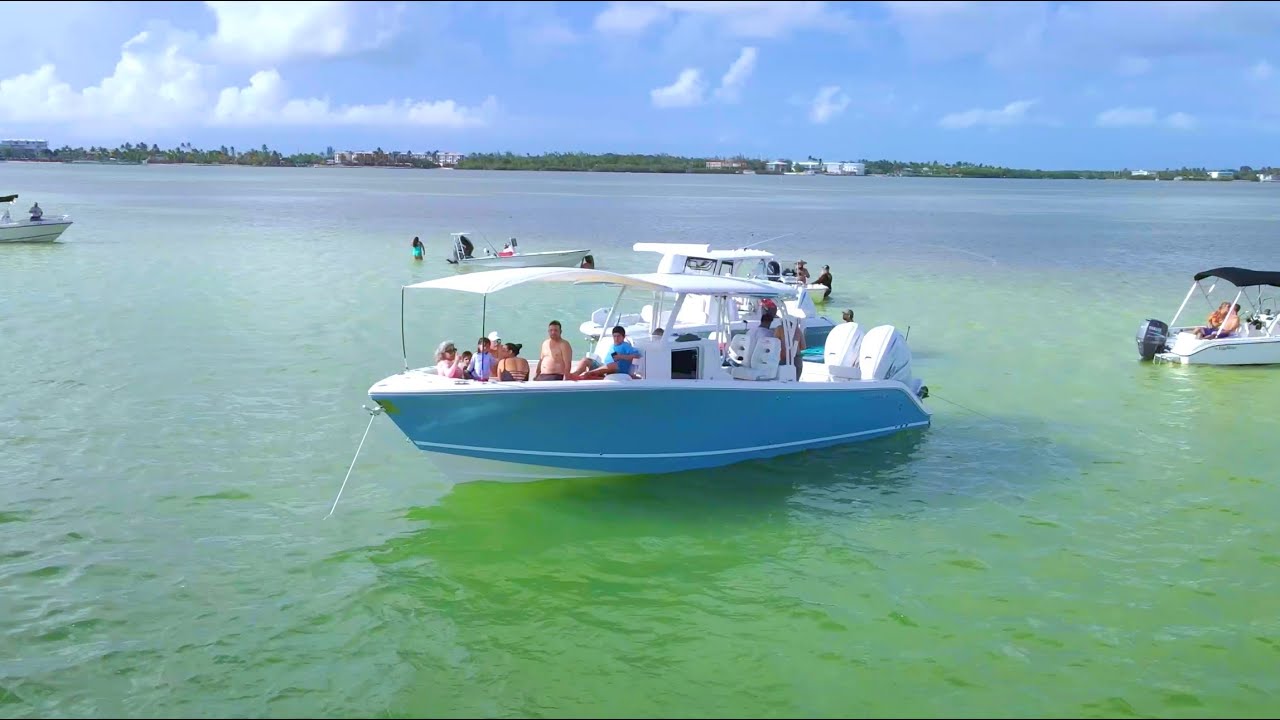 FIRST ISLAMORADA SANDBAR TRIP IN THE NEW COBIA