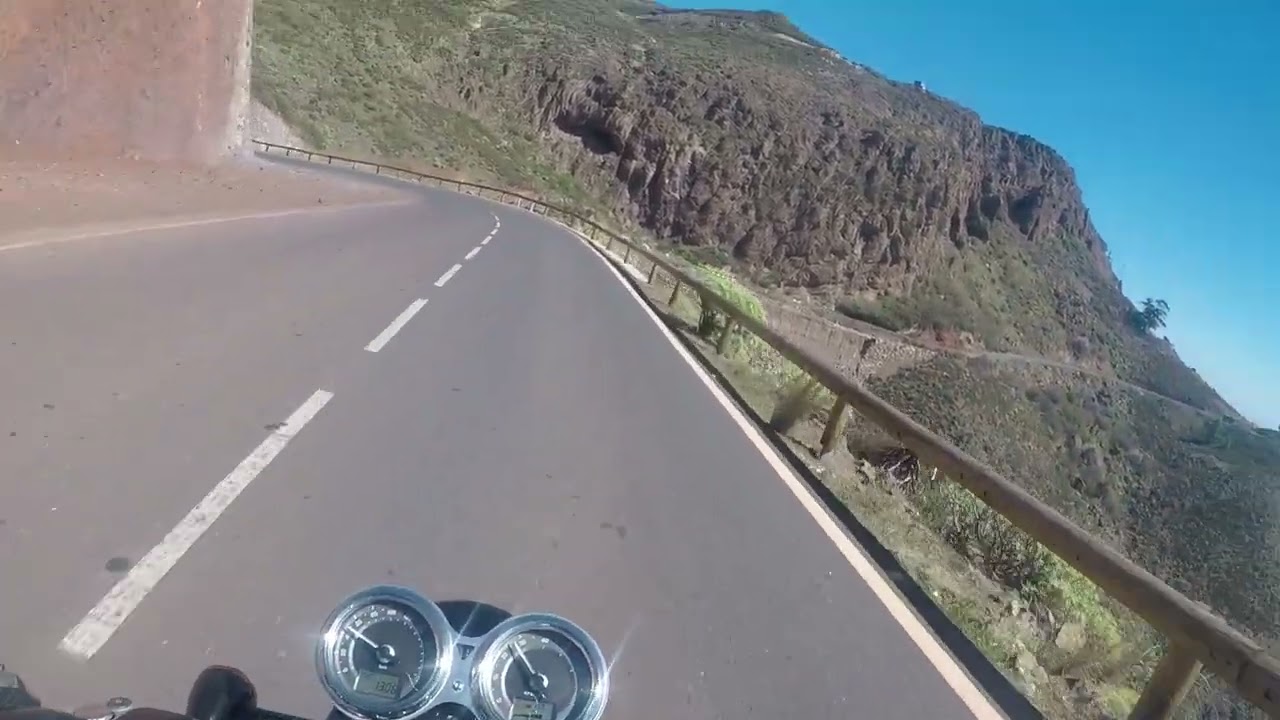 La Gomera on a Triumph T120