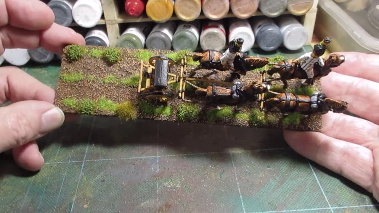 #318 28mm Perry Miniatures Napoleonic Austrian limber, big problems !!!