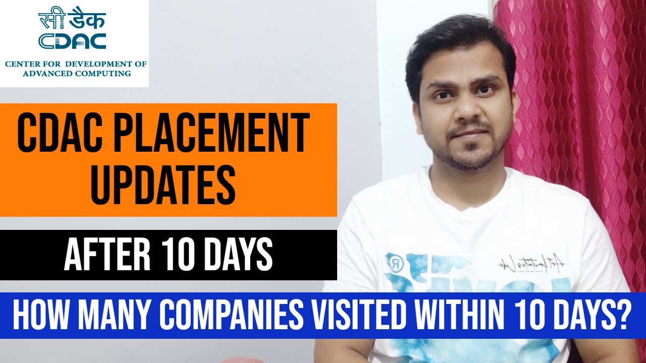 Companies visited CDAC within 10 Days of Placement Session | CDAC Placement Updates | CDAC ACTS Pune