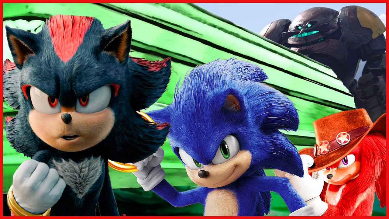SONIC THE HEDGEHOG 3 🌀 Shadow & Cowboy Knuckles Join the Fight – Coffin Dance Meme Song (COVER)