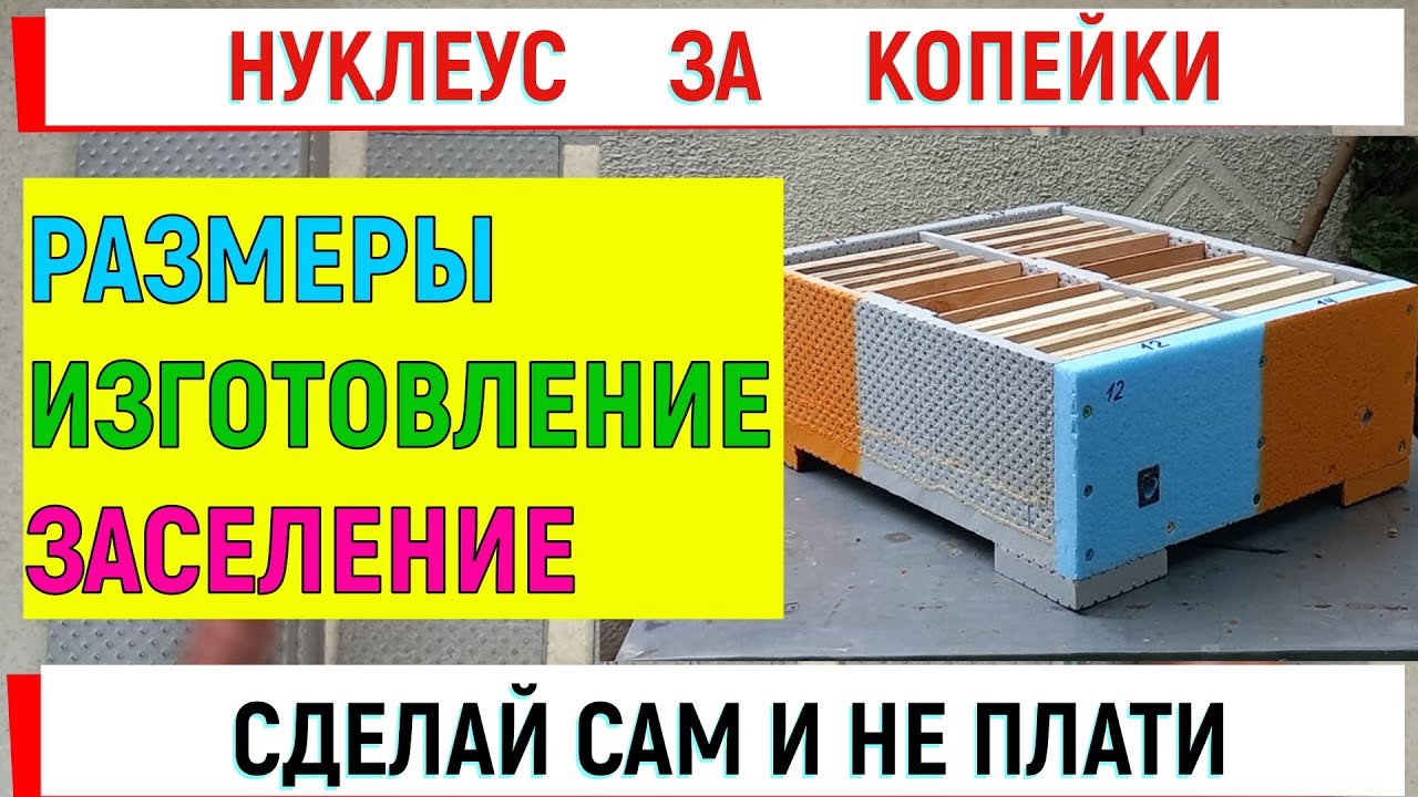 Нуклеус за копейки, размеры, материалы. Сделай сам!