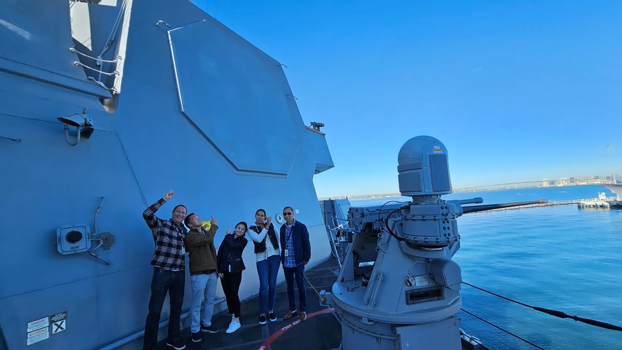 Touring USS Jack H. Lucas Guided-Missile Destroyer 11-14-2023