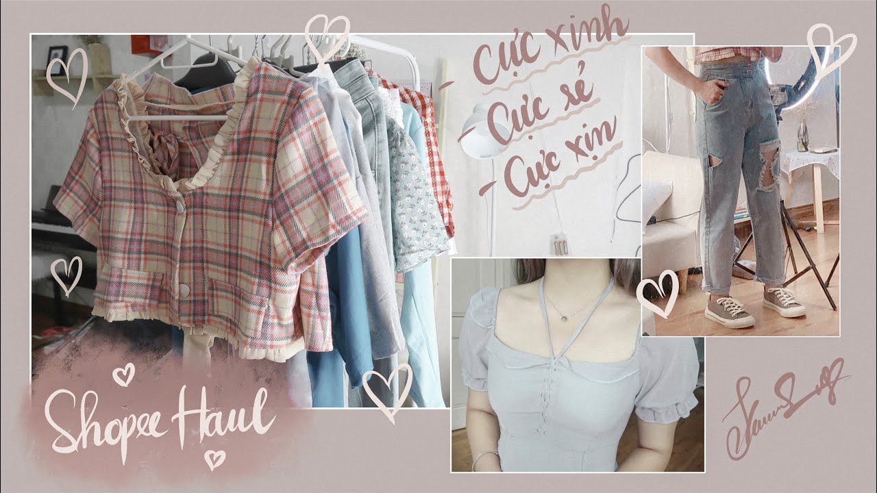 SHOPEE HAUL ~ 2 TRIỆU QUẦN ÁO VÁY CỰC XINH CỰC RẺ👗👚👖 | CHIẾC HAUL ĐỒ ĐẸP NHẤTTT (PART 3)