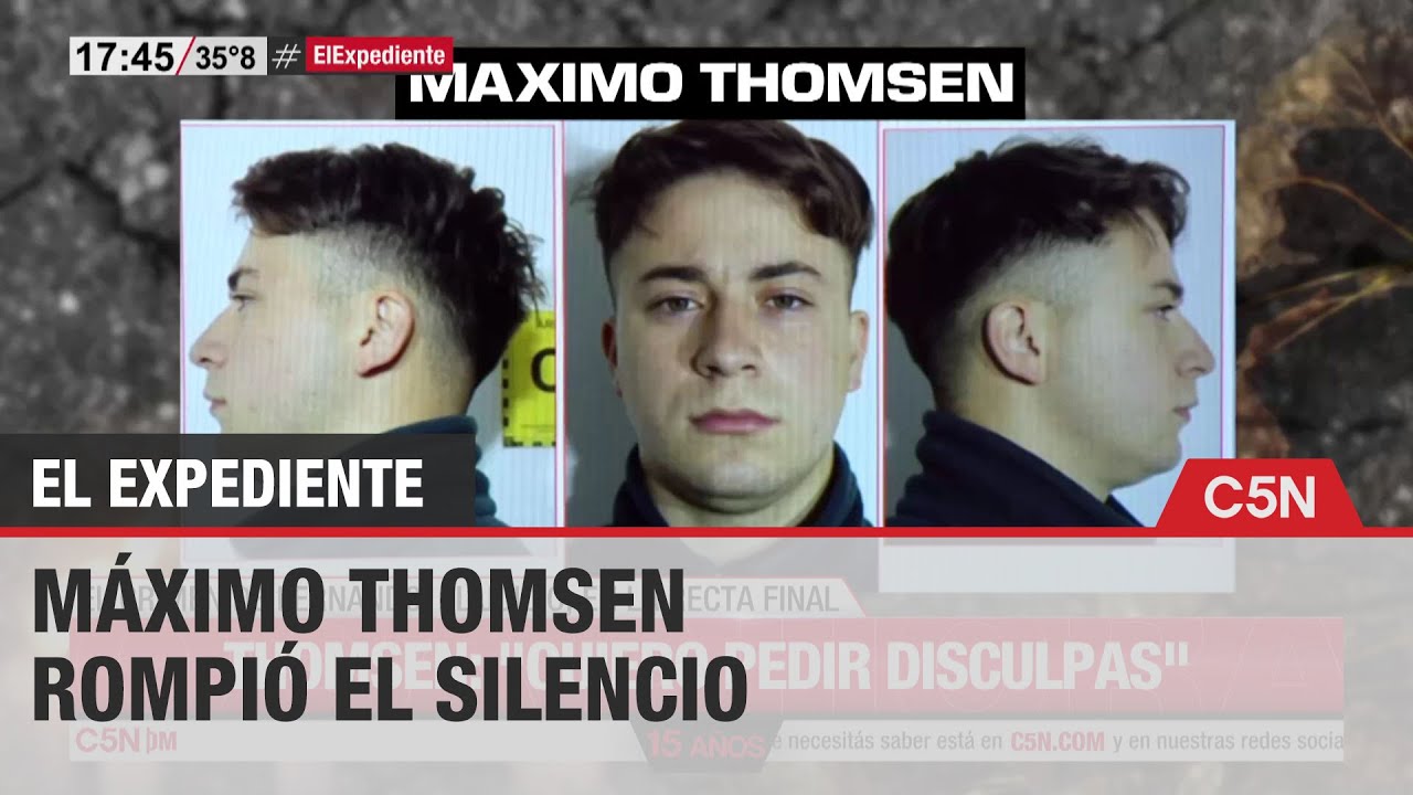 DECLARÓ MÁXIMO THOMSEN: ¨QUIERO pedir DISCULPAS¨