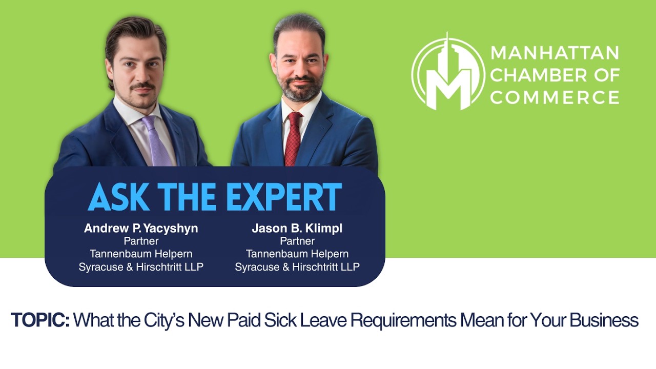 Ask the Expert: What the City’s New Paid Sick Leave Requirements Mean for Your Business