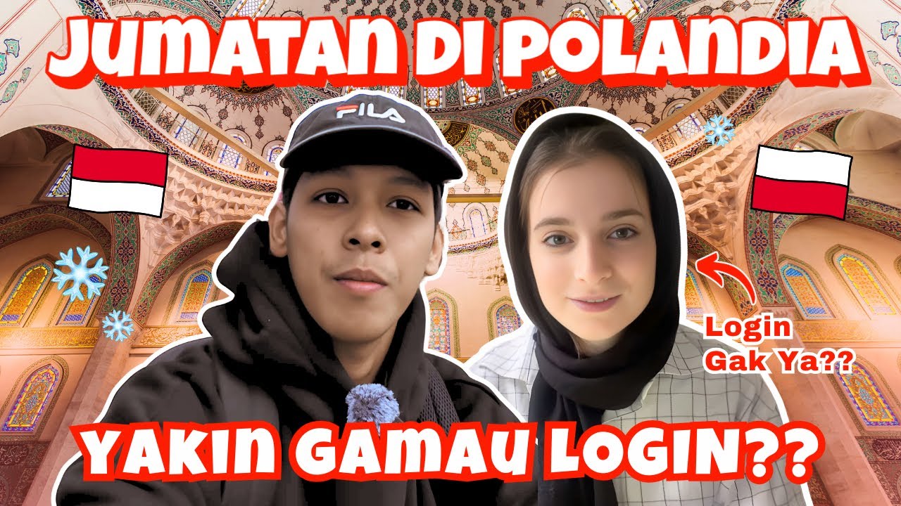 SHOLAT JUMAT DI MESJID POLANDIA! PACAR BULE IKUT BANGGA?