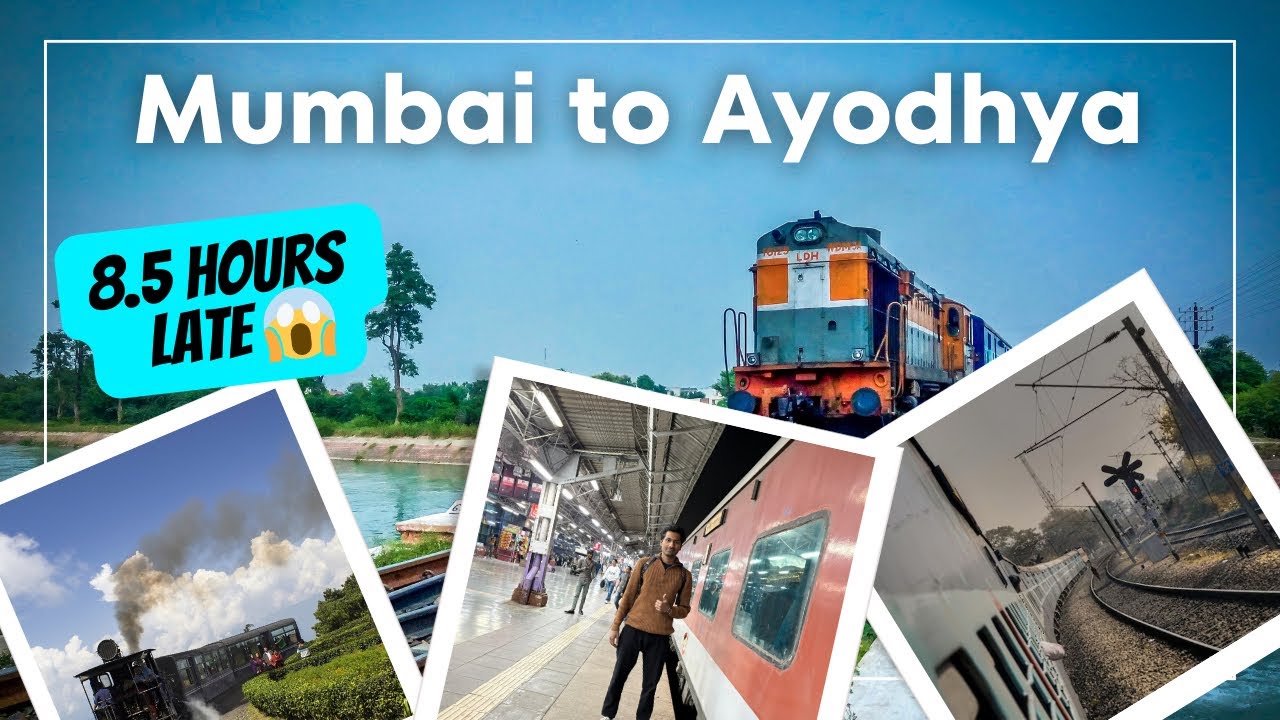 Mumbai to Ayodhya by Train 😳 | 8.5 HOURS LATE!! Tulsi Express Reality 🚆🔥