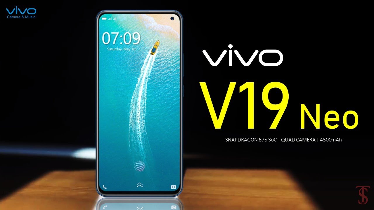 Цена Vivo V19 Neo, официальный внешний вид, камера, дизайн, характеристики, 8 ГБ ОЗУ, функции и п...