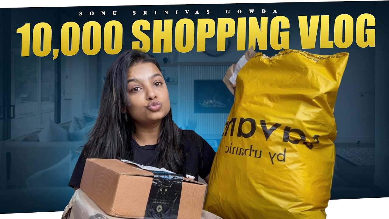 10000 shopping haul  🛍️ | sonu Srinivas Gowda | Kannada vlogs | daily vlogs | 