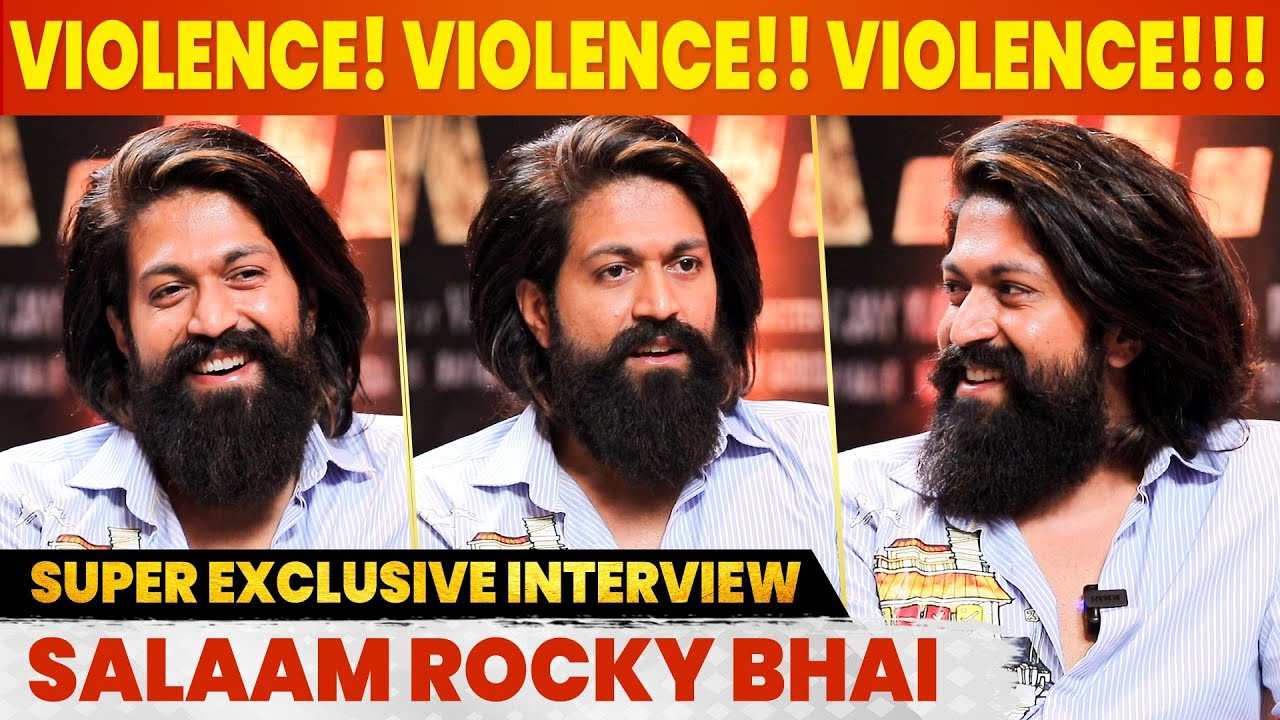 என்ன Rocky Bhai இவ்ளோ காமெடியா பேசுறாரு🤣🤣 - Yash | KGF Chapter 2 Team Interview