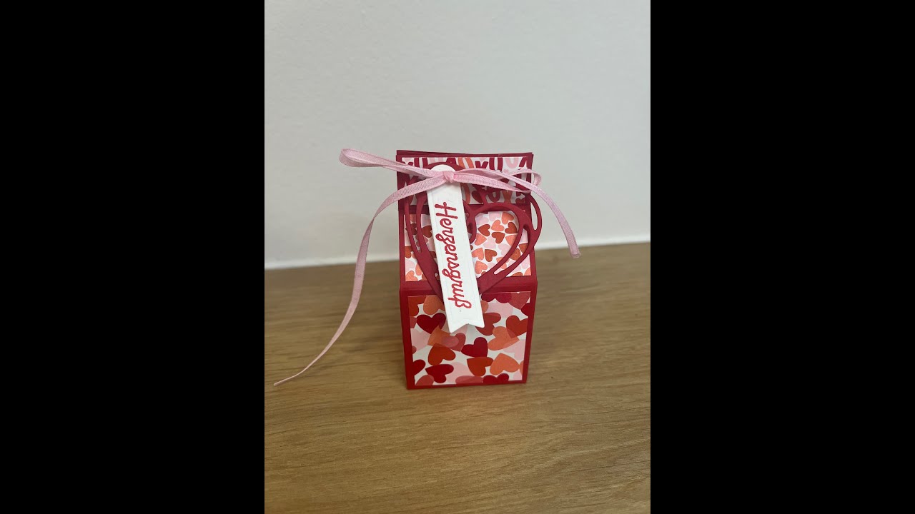 💟 #Milchtüte #Tischgoodie #Stampinupdemoösterreich #Stampinup #Schnelle Verpackung #Valentinstag 💟