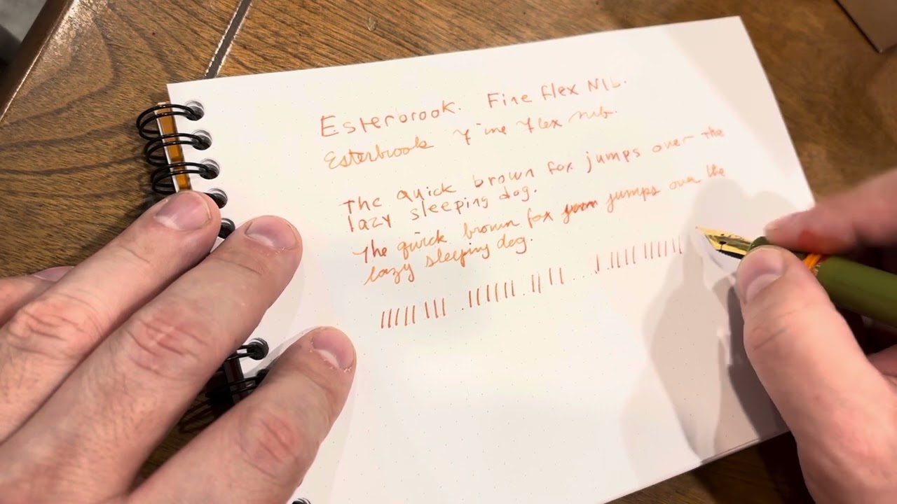 Esterbrook Estie - Fine Flex Nib Skipping