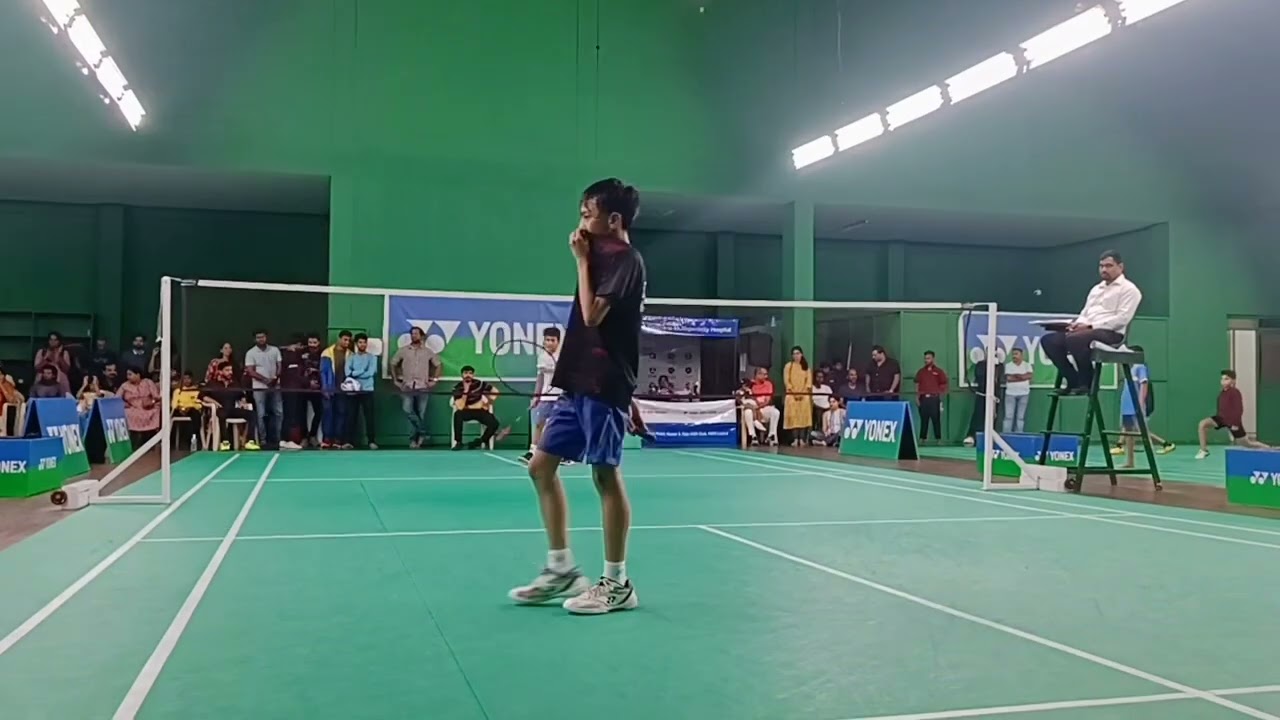 Karnataka Badminton Association - Sai Pushkar - U-13 State Championship Finals - Set 2