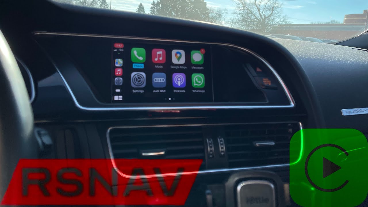 Установка Apple CarPlay в Audi (B8/B8.5)