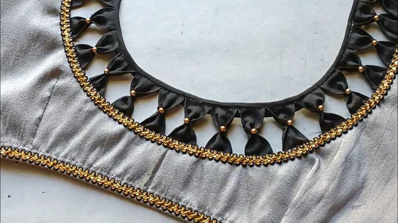 Blouse design cutting and stitching || back neck design || bow neck design.