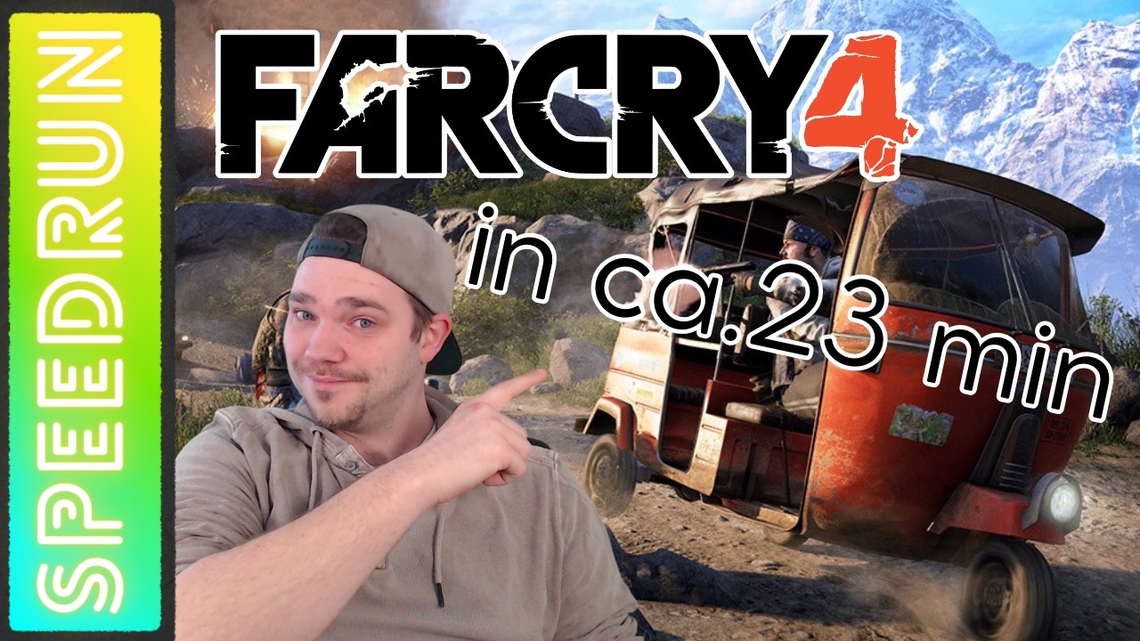 Wie schnell bin ich? Der wohl langsamste Speedrun in Far Cry 4 (PB: ca. 23 Min)