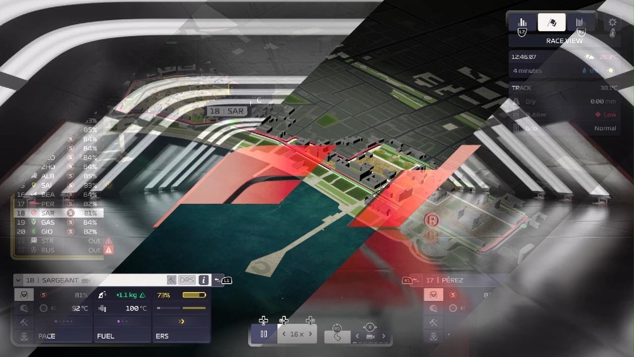 F1 Manager 2024 Haas season 1 round 6 Azerbaijan