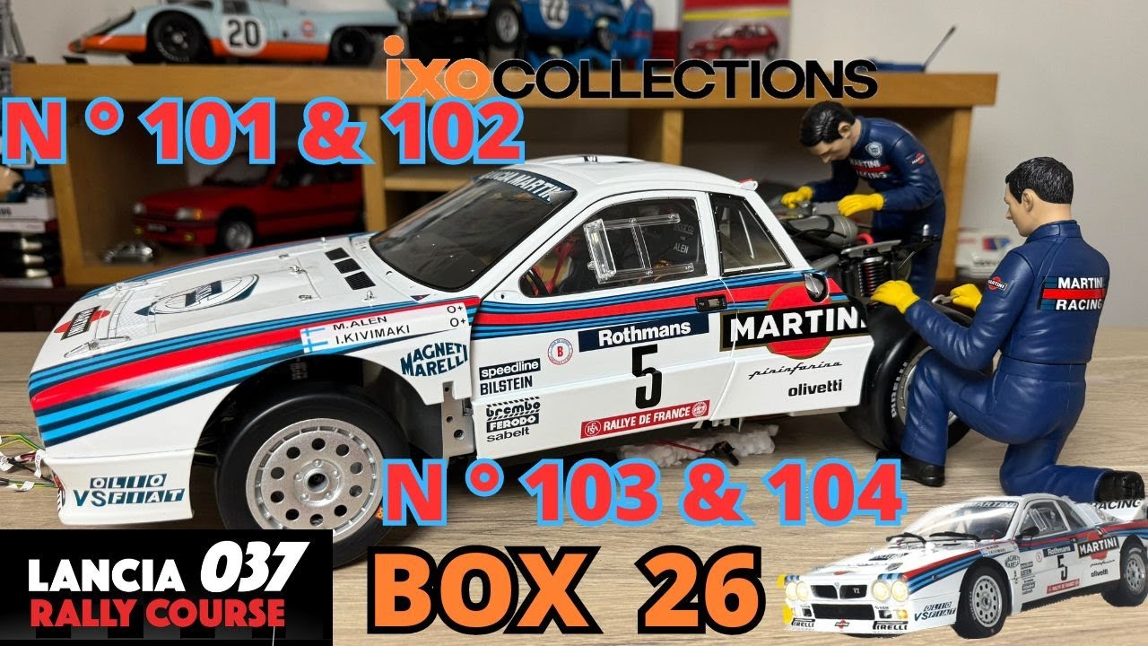LANCIA 037  BOX 26 N°101 & 102 & 103 & 104 IXOCOLLECTIONS  @IXOCOLLECTIONS