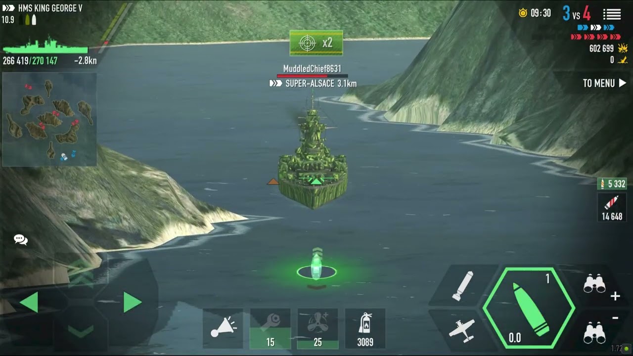 [Battle of warships] HMS King George V - last stand  !