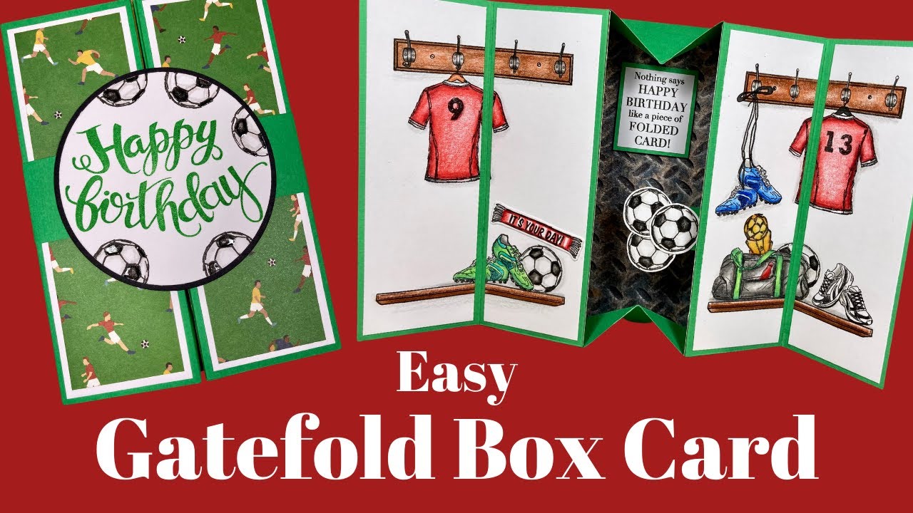 How to Make a EASY Gatefold Box Card