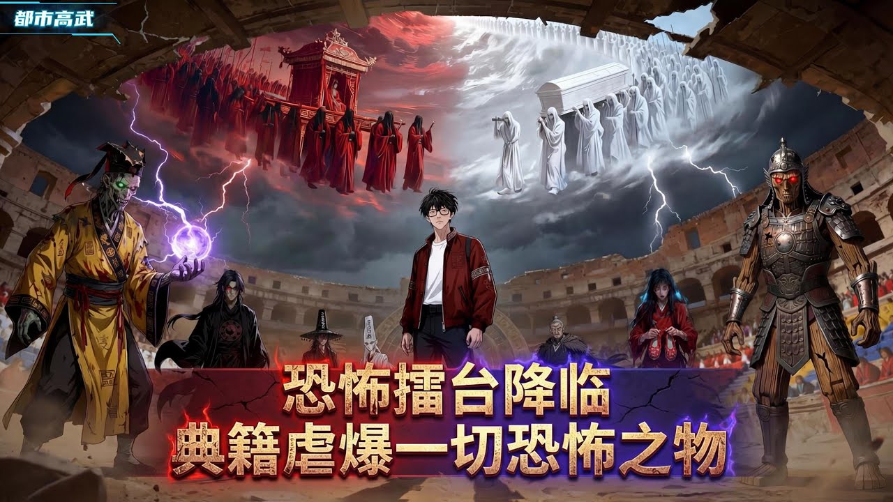 我穿越到这个世界突然降临了恐怖擂台的神秘势力，他们要求召唤本土恐怖事物进行对决，胜则将国运昌盛，败则遭受诡异降临#漫画解说 #小说 #都市高武 #系统流