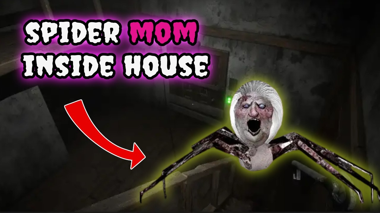 Spider Mom Inside House🕷️😱 (Full Gameplay)