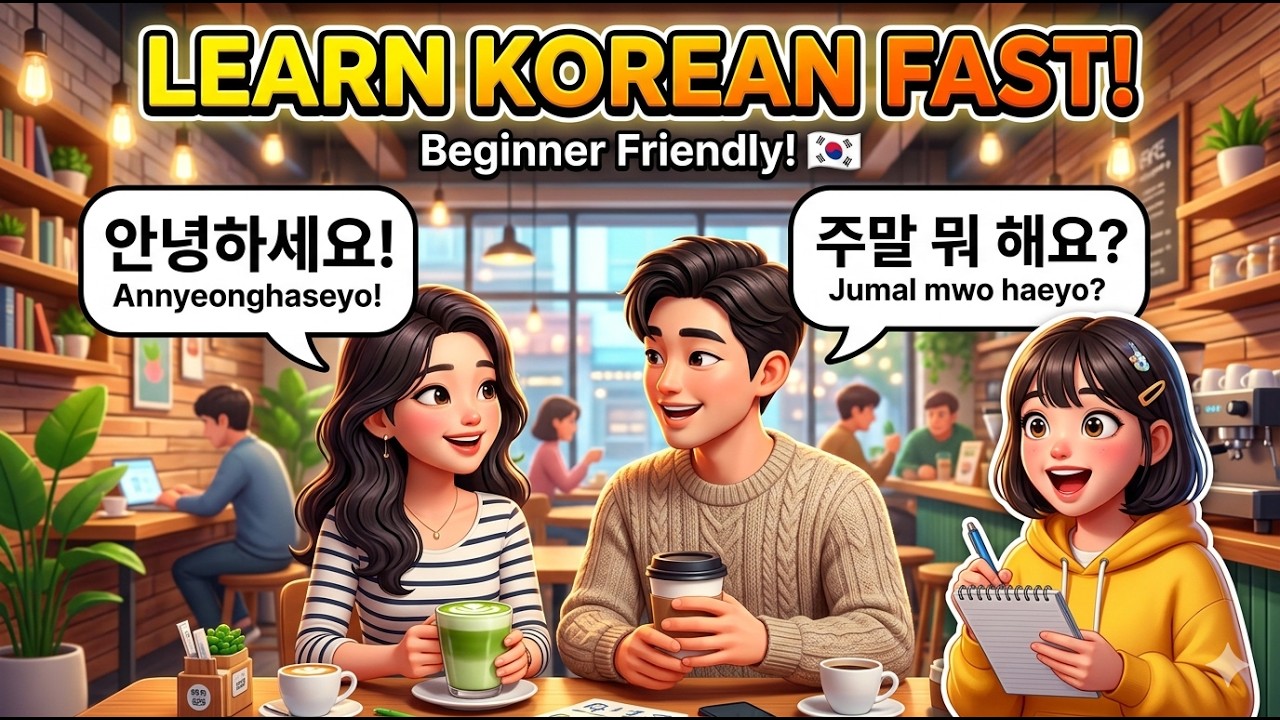 Korean Conversation Practice for Beginners (Easy Dialogue)
