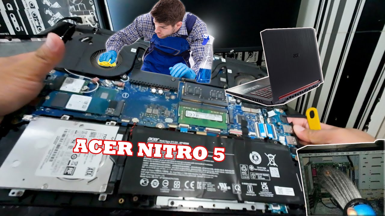 Acer Nitro 5 | Laptop cleaning and thermal paste replacement