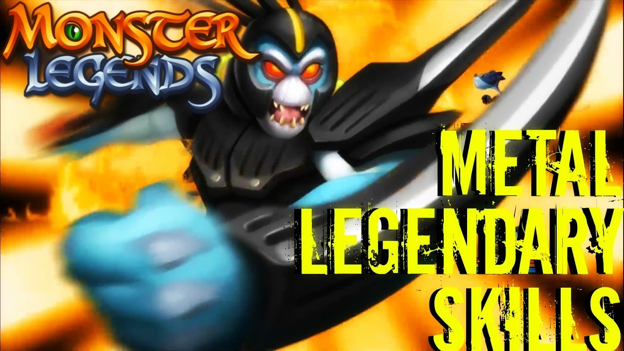 Monster Legends | All Metal Legendary Monsters Special Skills | Ultimate Attacks