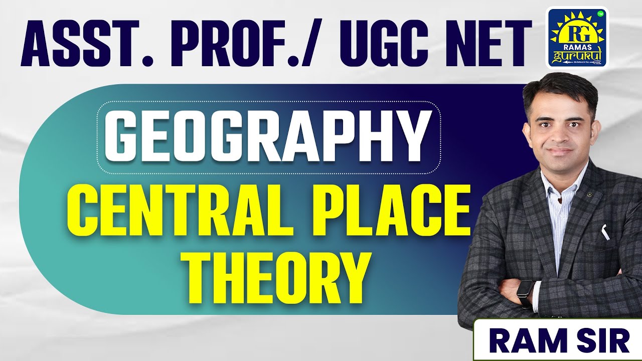 🏙️ Central Place Theory | Christaller’s Model | Settlement Geography | NET| RPSC Asst. Prof. Exam