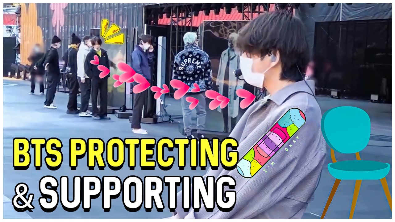 BTS Protecting And Supporting Each Other