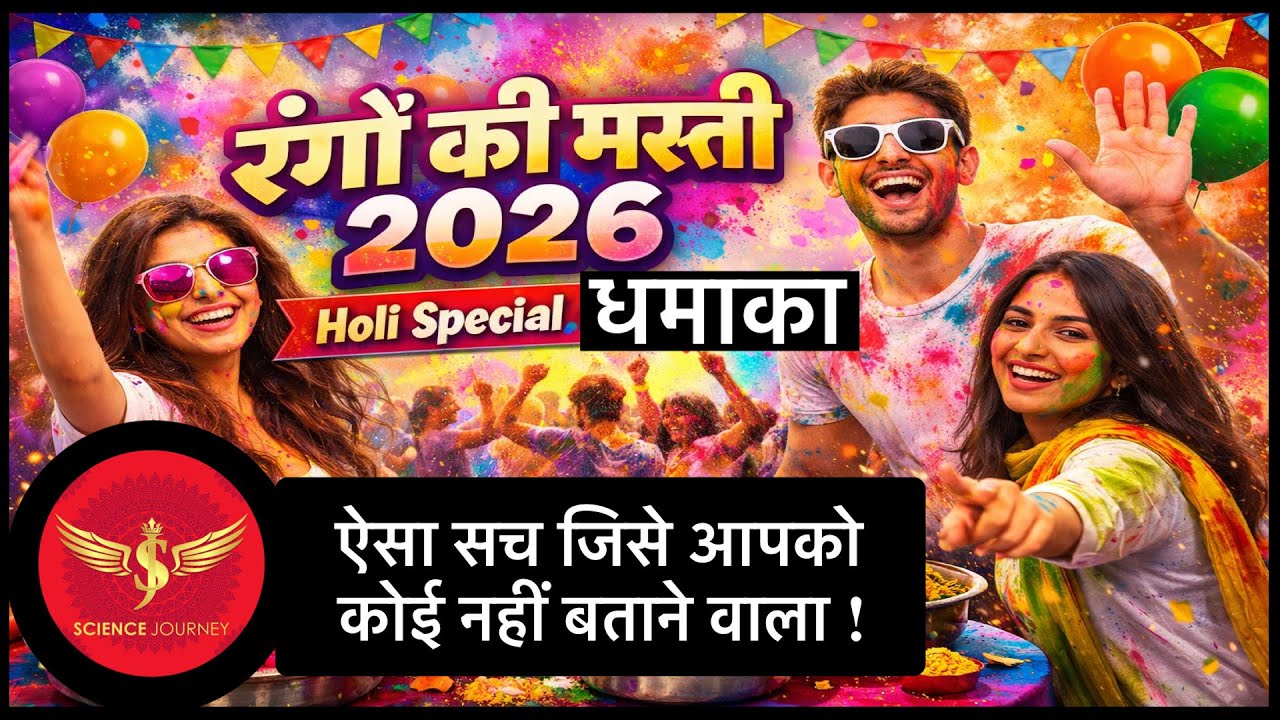 ☸️ Holi Special धमाका Dark Truth of Holika Dahan Science Journey
