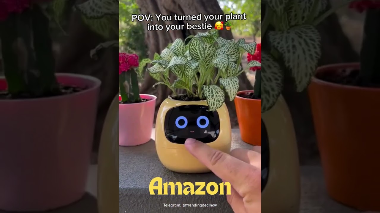 Smart Pet Planter Robot Takes Care of Your Plant Better Than You