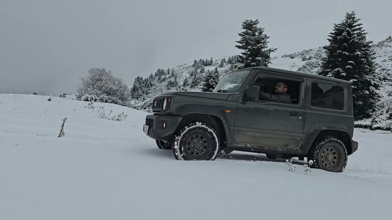 Jimny in the snow...