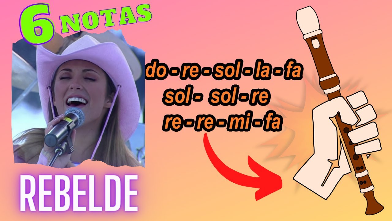 Sálvame | 😢  RBD  | Notas Para Flauta Dulce ( Versión Simplificada )